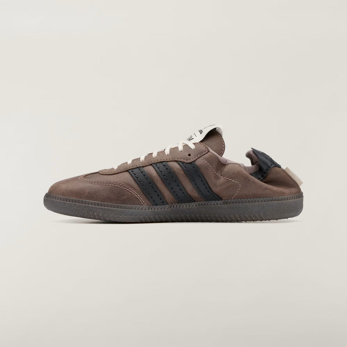 Men's Adidas Samba OG SFTM - Brown/Core Black / Gold Metallic