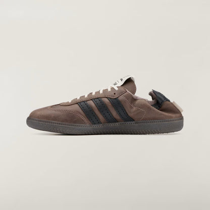 Men's Adidas Samba OG SFTM - Brown/Core Black / Gold Metallic