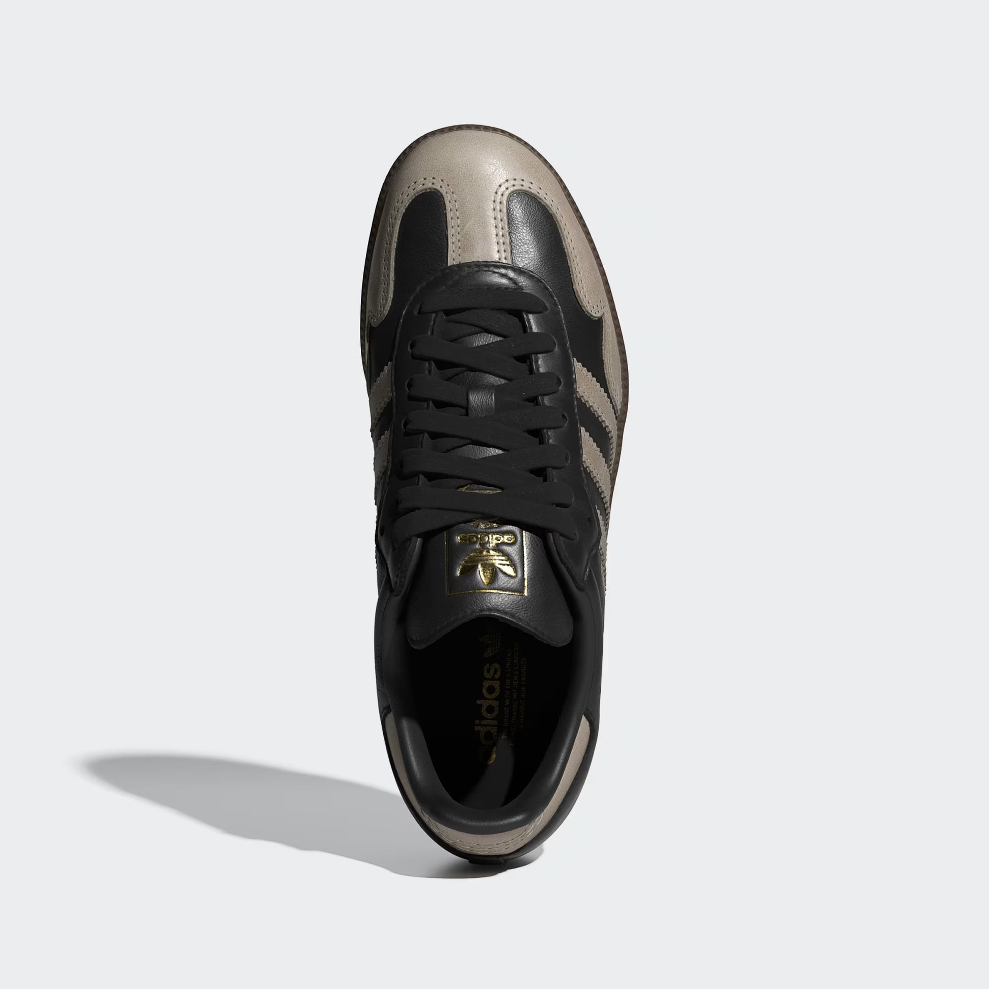 Women's Adidas Samba OG - Core Black / Wonder Beige / Gold Metallic