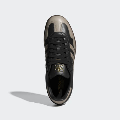 Women's Adidas Samba OG - Core Black / Wonder Beige / Gold Metallic