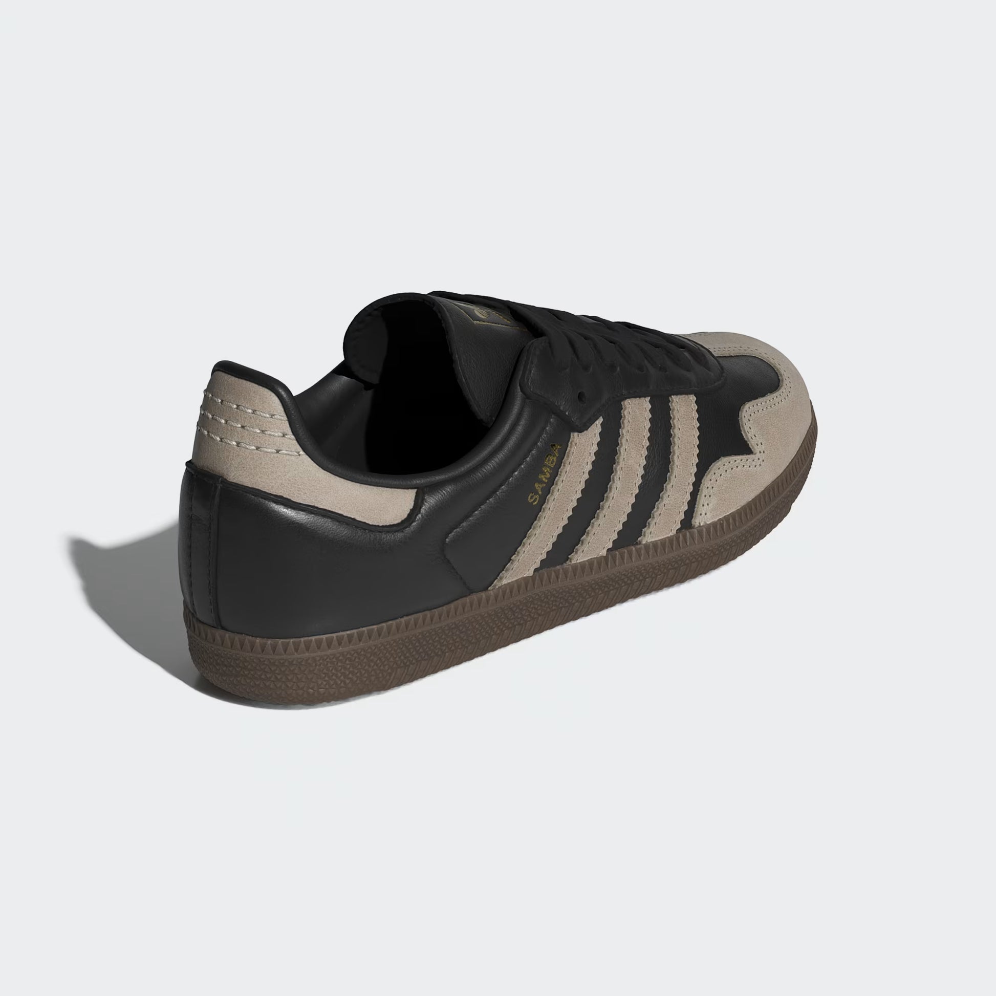 Women's Adidas Samba OG - Core Black / Wonder Beige / Gold Metallic