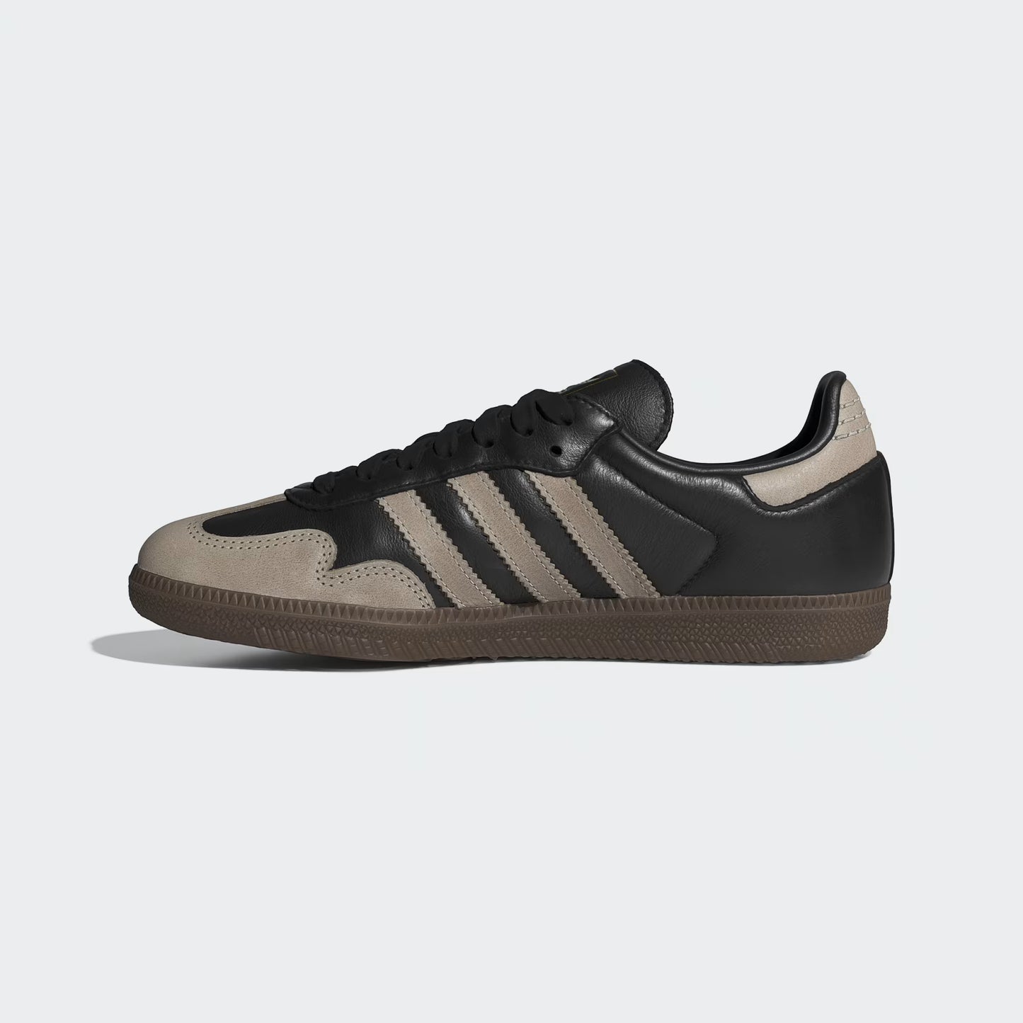 Women's Adidas Samba OG - Core Black / Wonder Beige / Gold Metallic