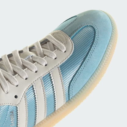 Men's Adidas Samba OG - Icey Blue/Chalk White/Sand Strata