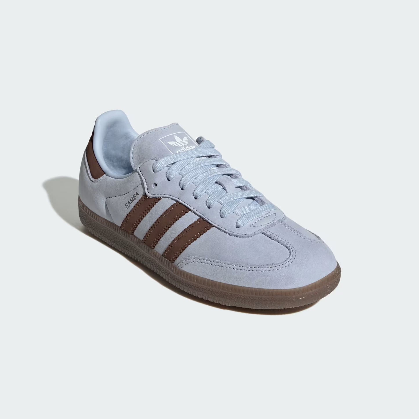 Women's Adidas Samba OG - Crystal Sky / Earth Strata / Cloud White