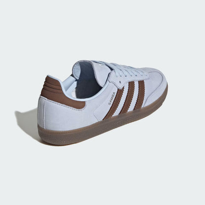 Women's Adidas Samba OG - Crystal Sky / Earth Strata / Cloud White