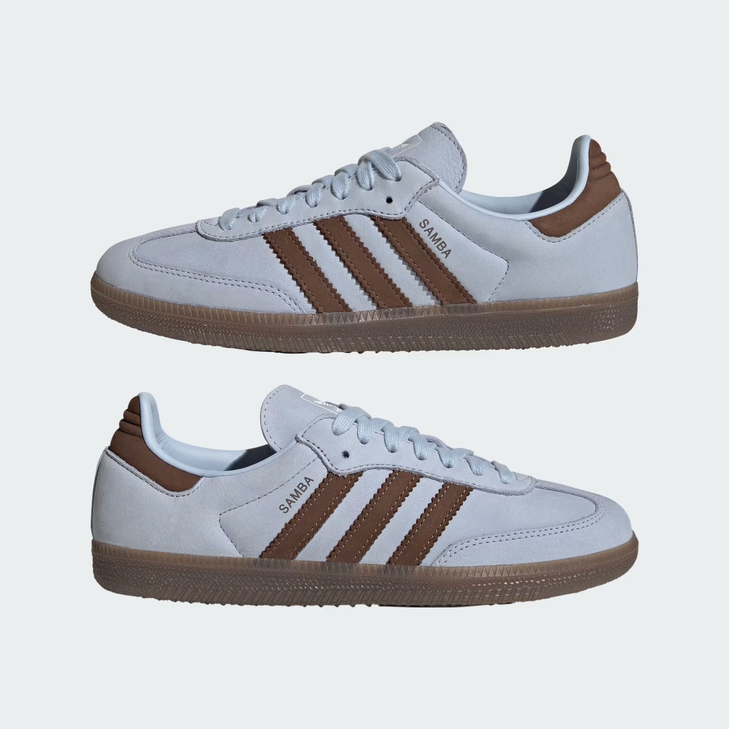 Women's Adidas Samba OG - Crystal Sky / Earth Strata / Cloud White