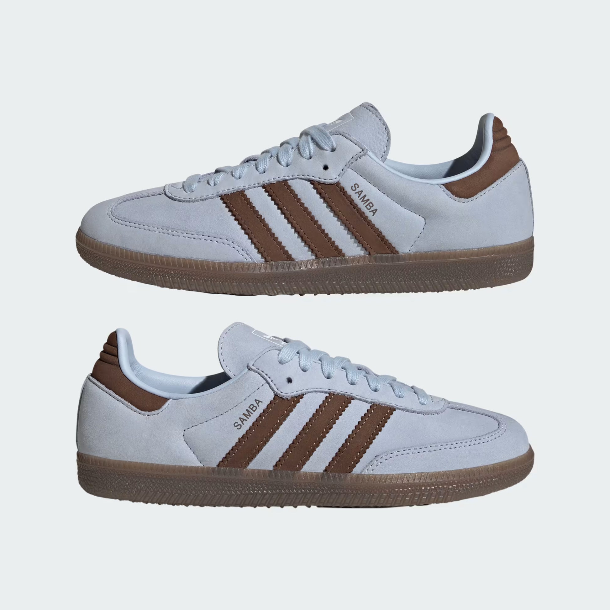 Women's Adidas Samba OG - Crystal Sky / Earth Strata / Cloud White