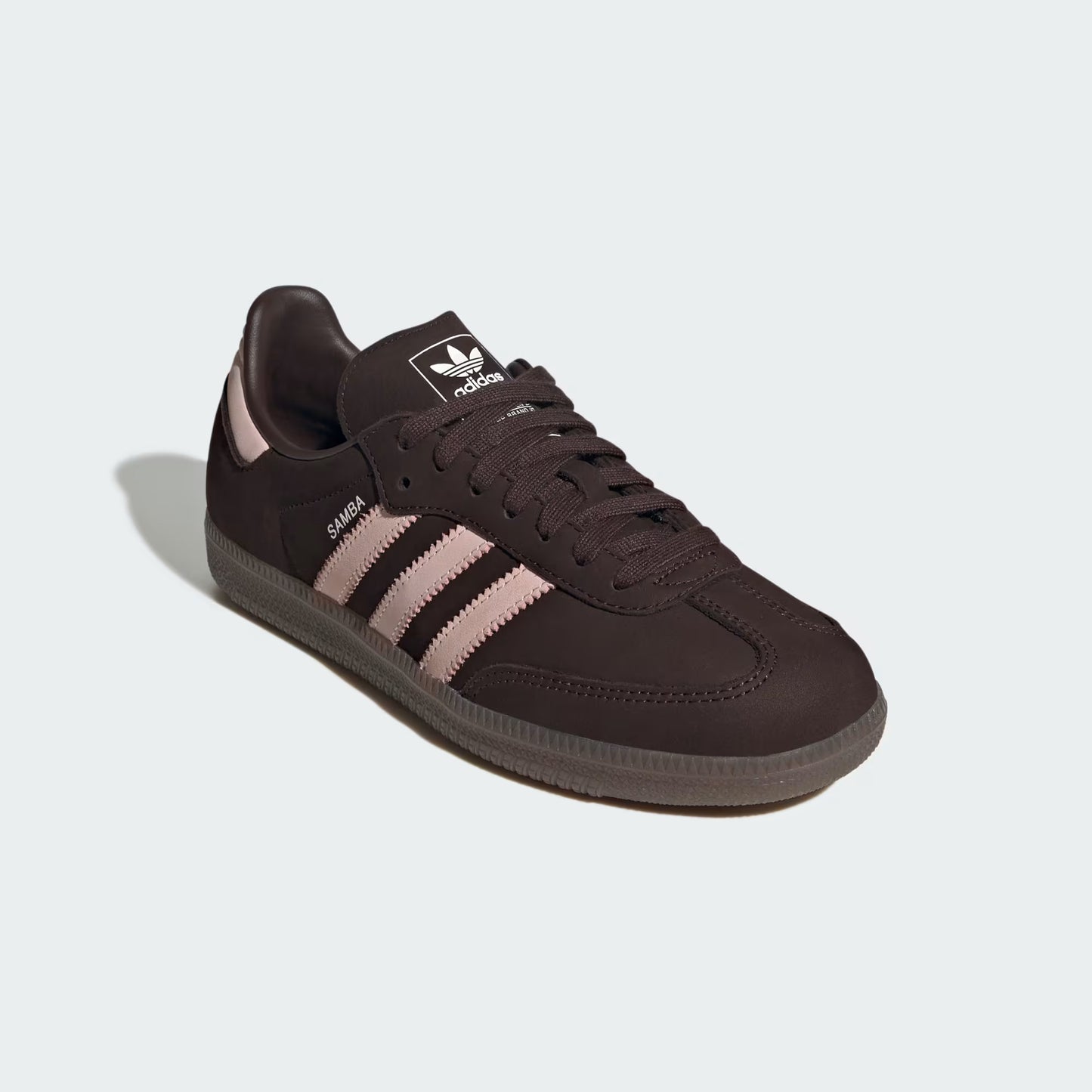 Women's Adidas Samba OG - Aurora Coffee / Sandy Pink / Cloud White