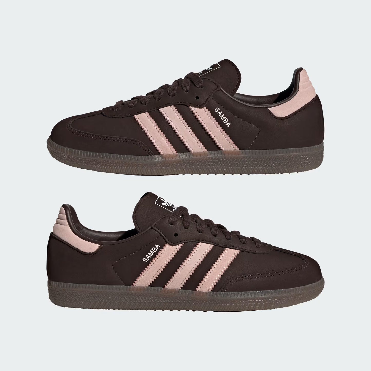 Women's Adidas Samba OG - Aurora Coffee / Sandy Pink / Cloud White
