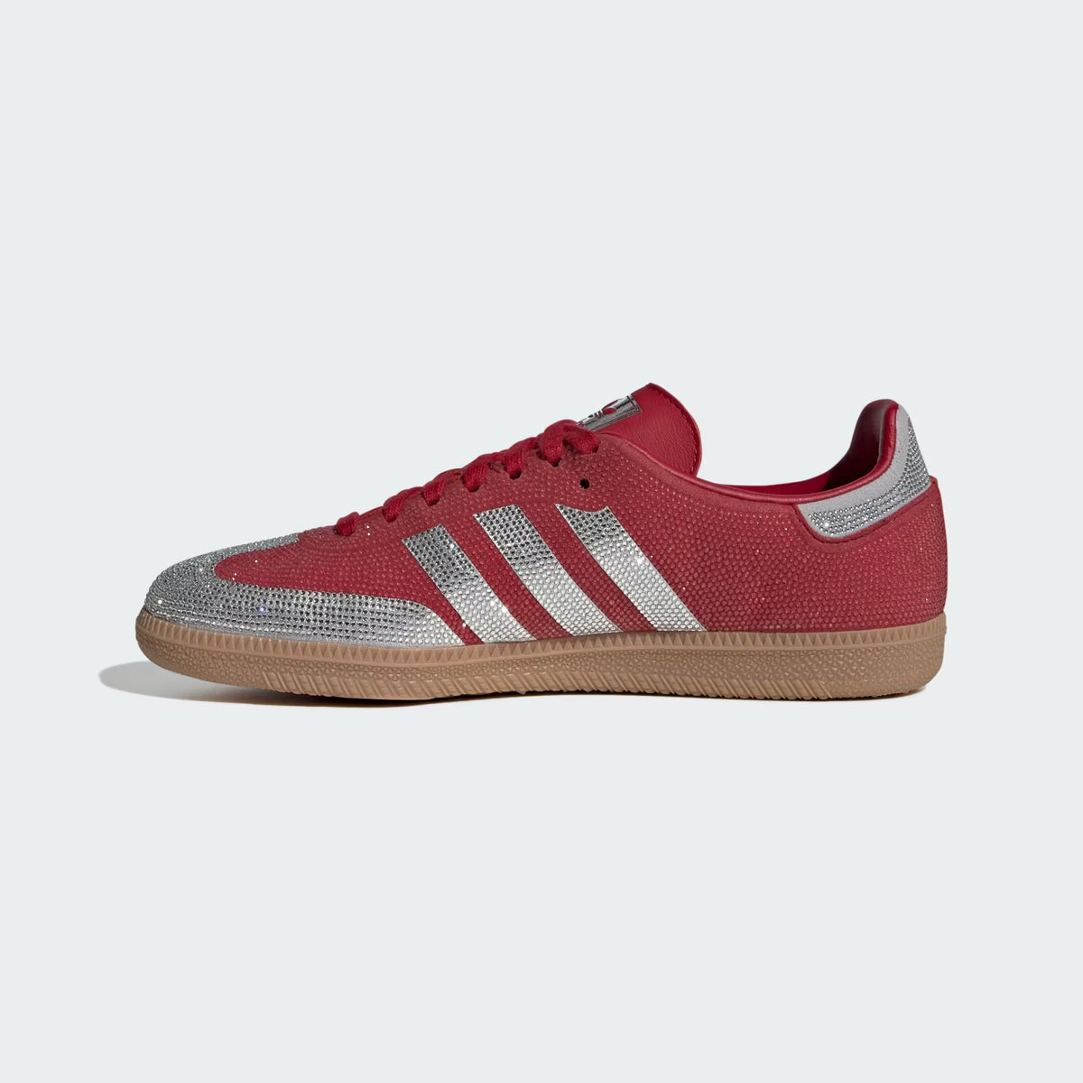Women's Adidas Samba OG - Team Victory Red / Silver Metallic