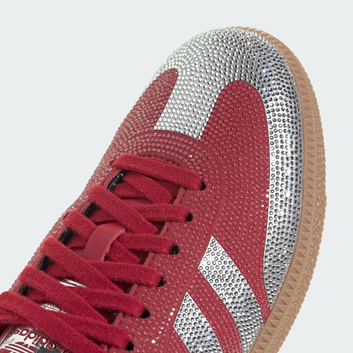 Women's Adidas Samba OG - Team Victory Red / Silver Metallic