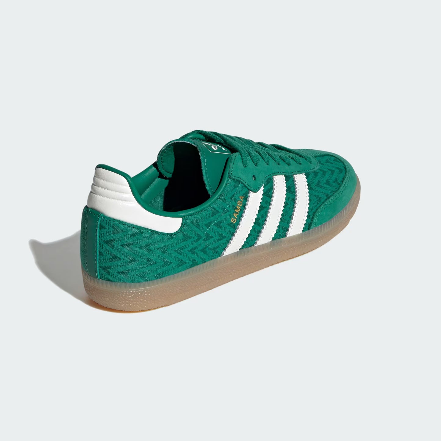 Women's Adidas Samba OG - Bold Green / Off White / Gold Metallic