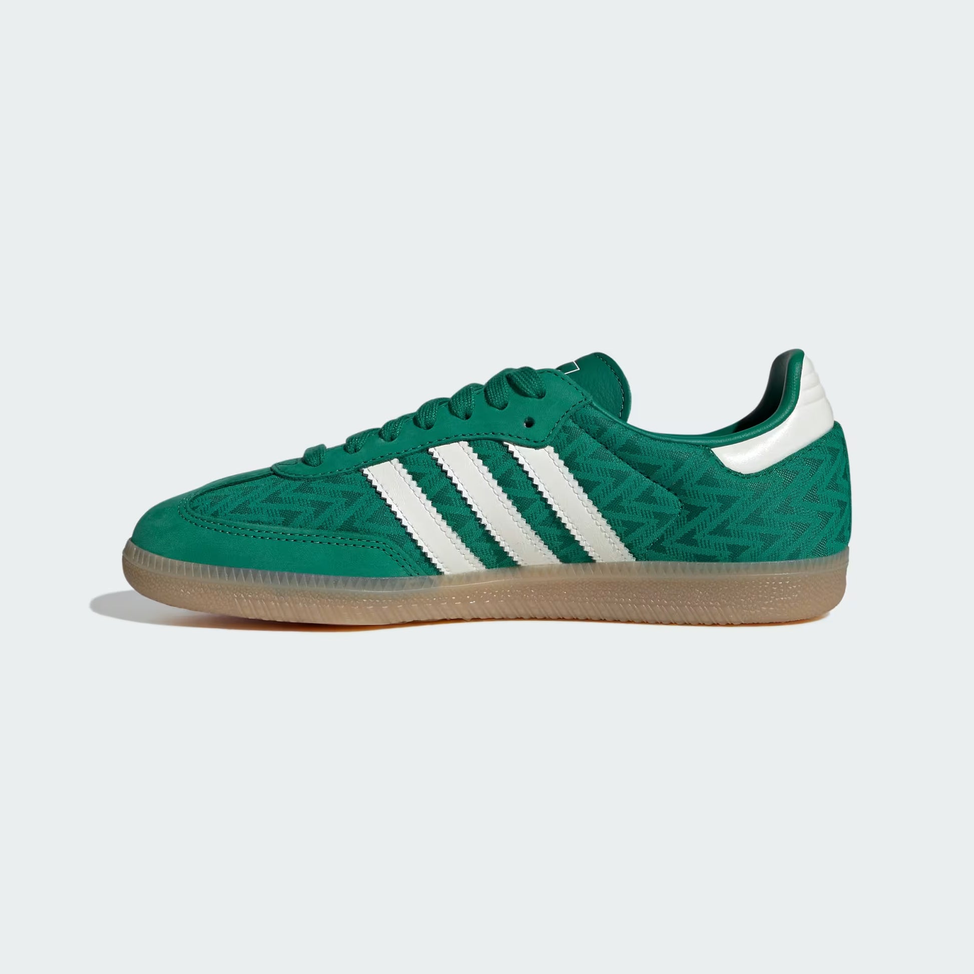 Women's Adidas Samba OG - Bold Green / Off White / Gold Metallic