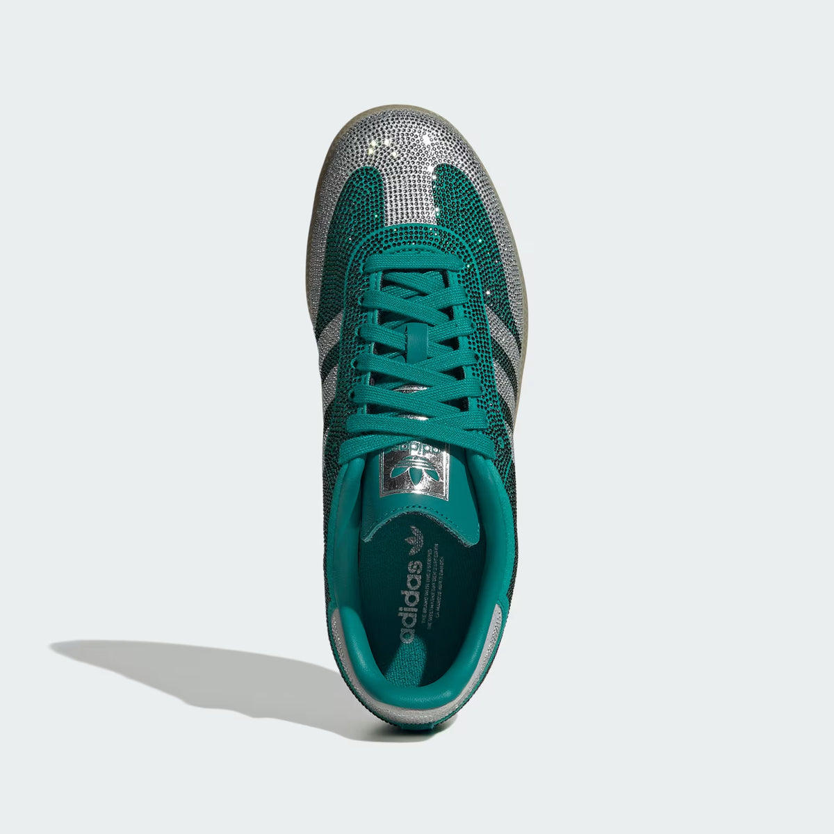 Women's Adidas Samba OG - Equipment Green / Silver Metallic