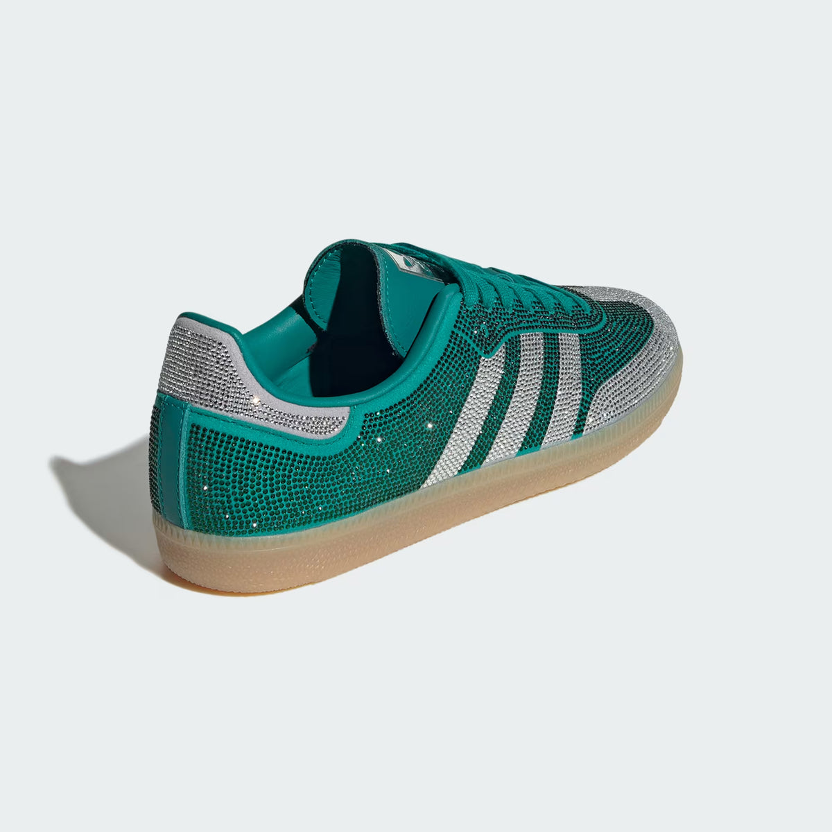 Women's Adidas Samba OG - Equipment Green / Silver Metallic