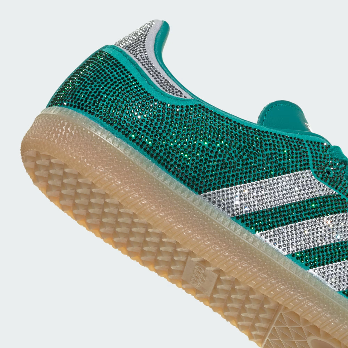 Women's Adidas Samba OG - Equipment Green / Silver Metallic