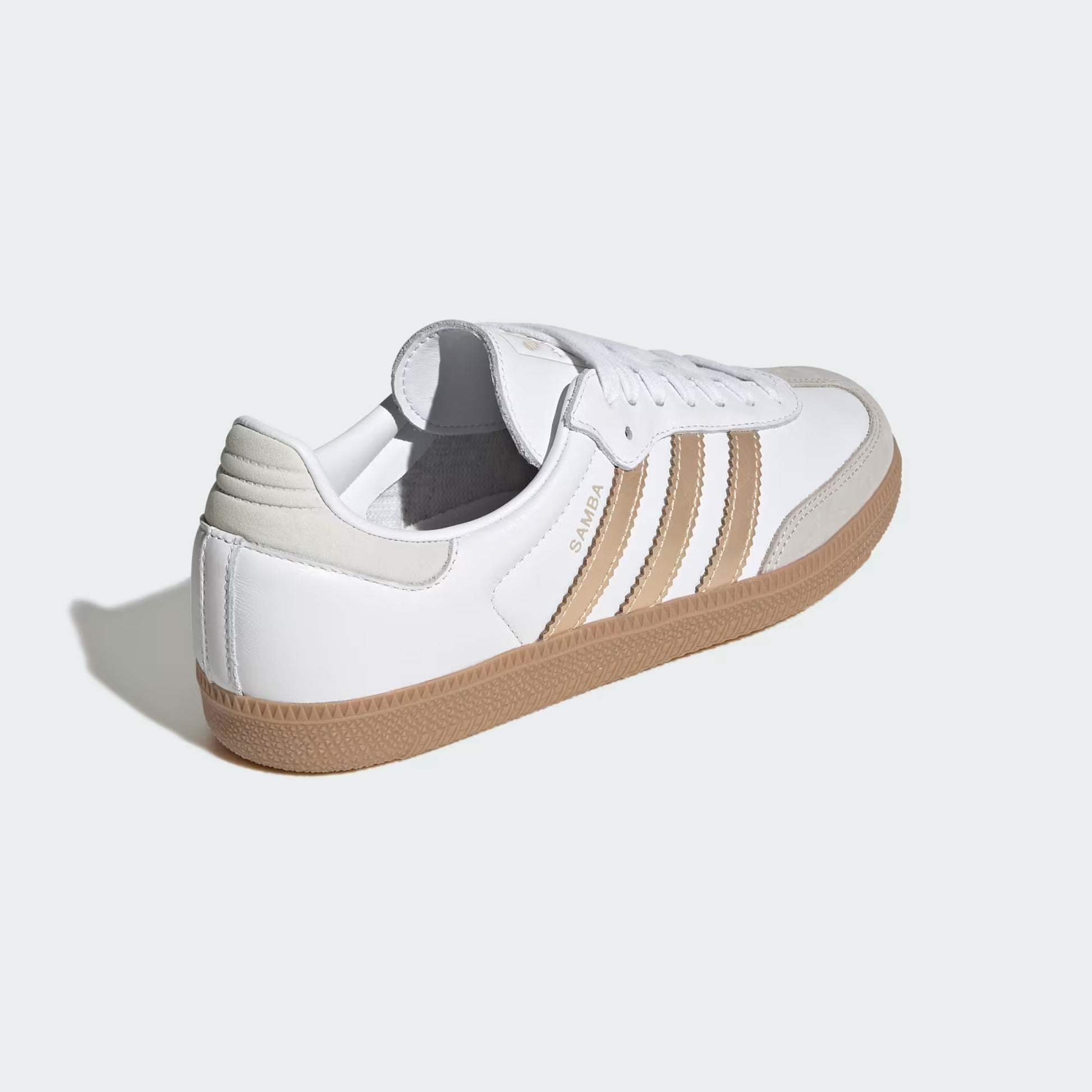 Womens Adidas Samba OG - Cloud White/Wonder Gold Met. Cool J's Miami online Womens Adidas Samba OG - Cloud White/Wonder Gold Met. Cool J's Miami online
