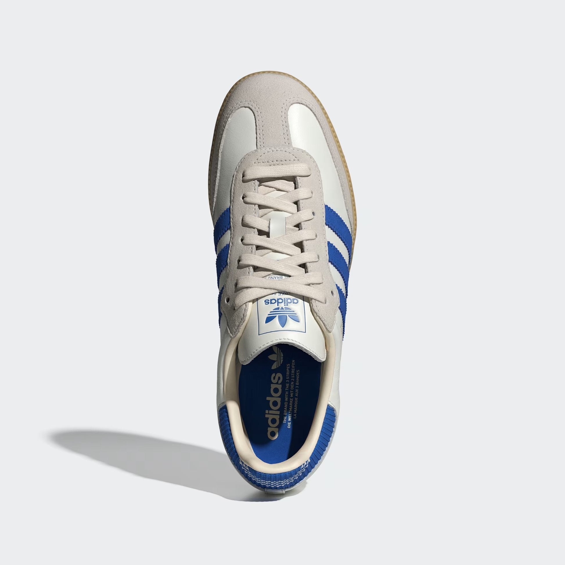 Men's Adidas Samba OG - Cloud White/Blue