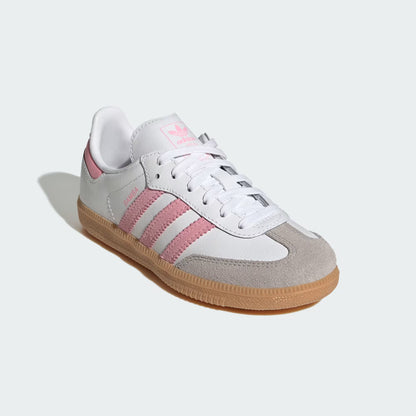 Pre School Adidas Samba OG - Cloud White / Light Pink