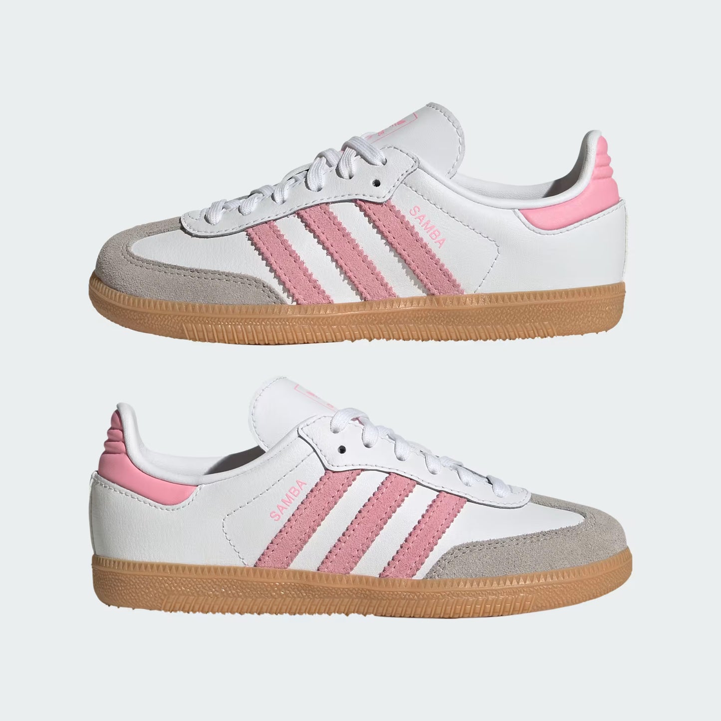 Pre School Adidas Samba OG - Cloud White / Light Pink