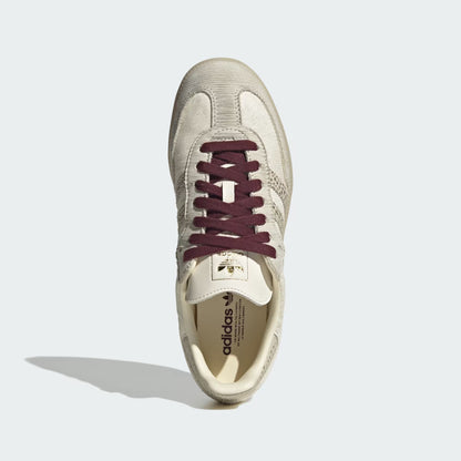 Women's Adidas Samba OG - Cream White / Maroon
