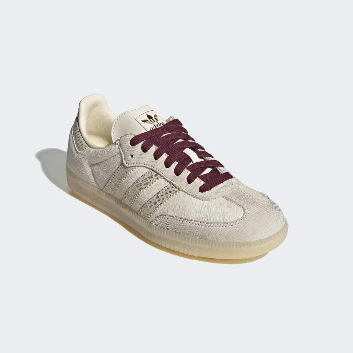 Women's Adidas Samba OG - Cream White / Maroon