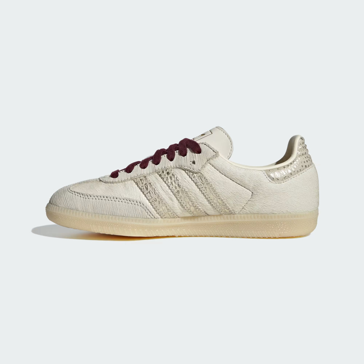 Women's Adidas Samba OG - Cream White / Maroon