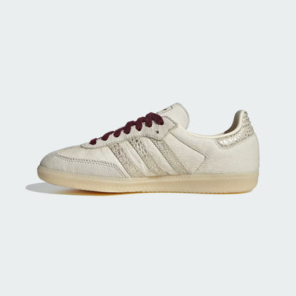 Women's Adidas Samba OG - Cream White / Maroon