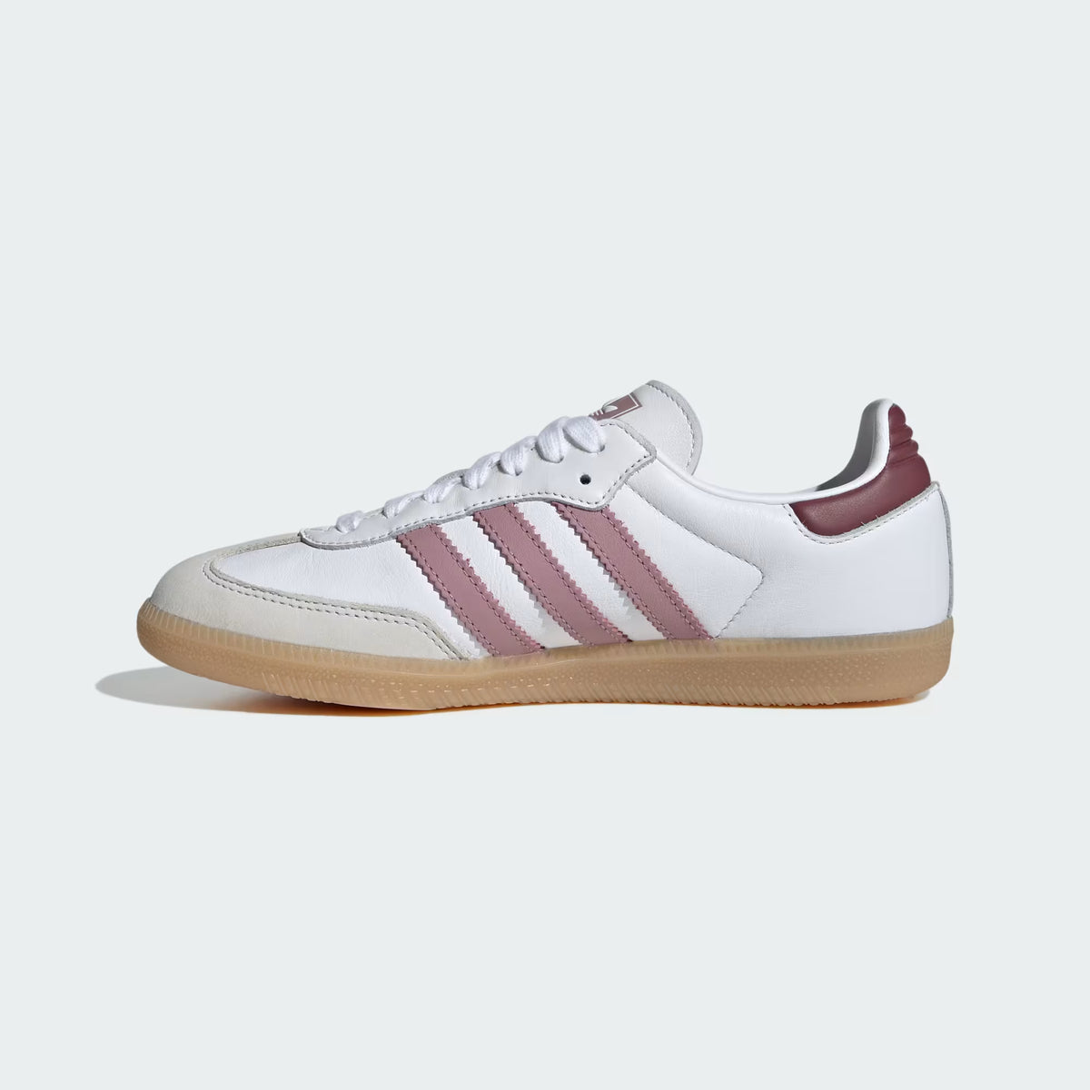 Women's Adidas Samba OG - Cloud White / Magic Mauve / Burgundy