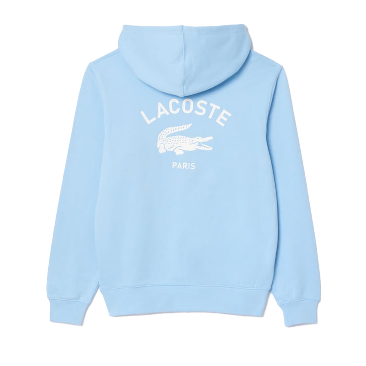 Men's Lacoste Print Hoodie - Pastel Blue - Back