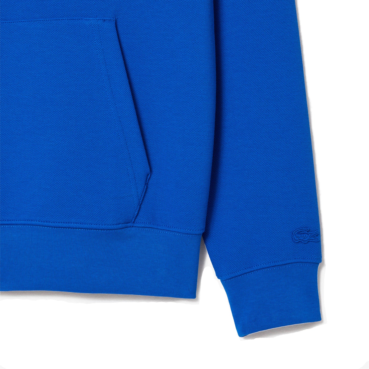 Men's Lacoste Piqué Hoodie - Blue