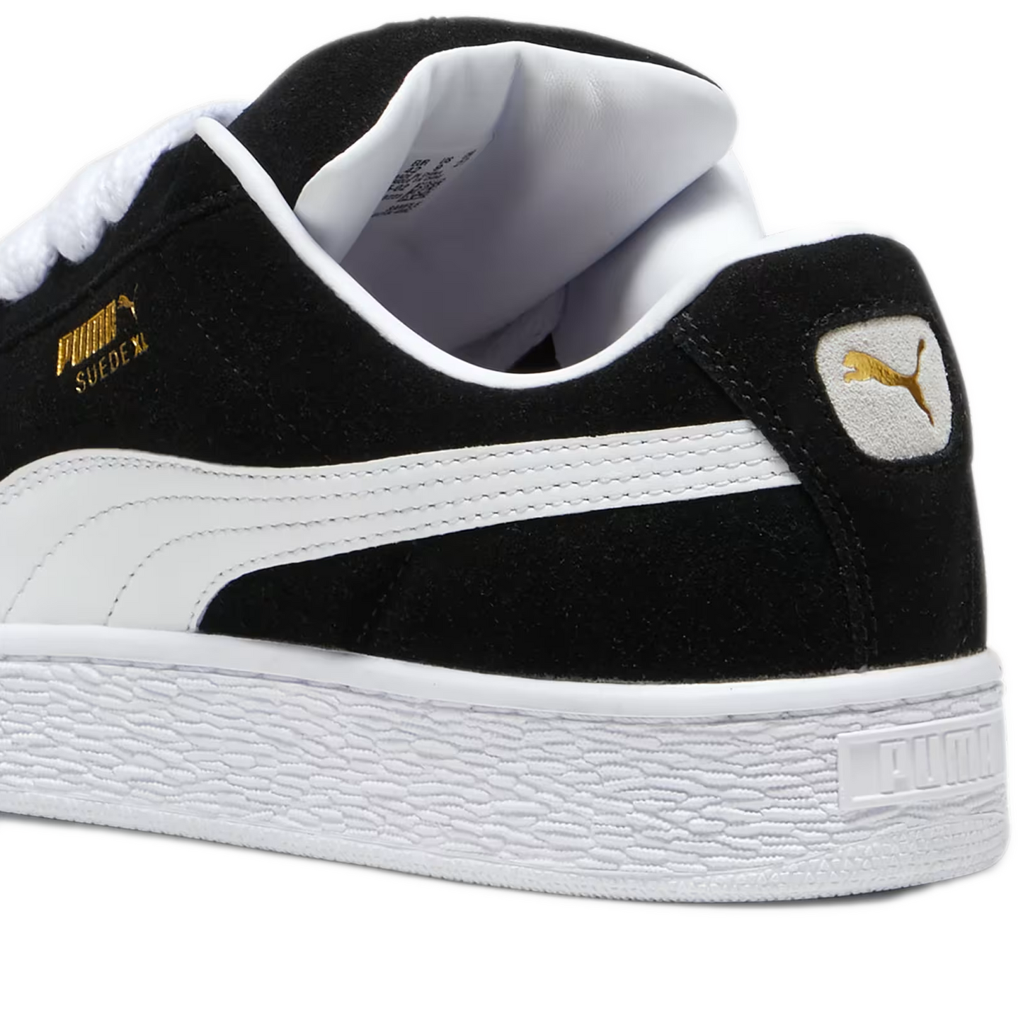 Men's Puma Suede XL Shoes - Black/ White