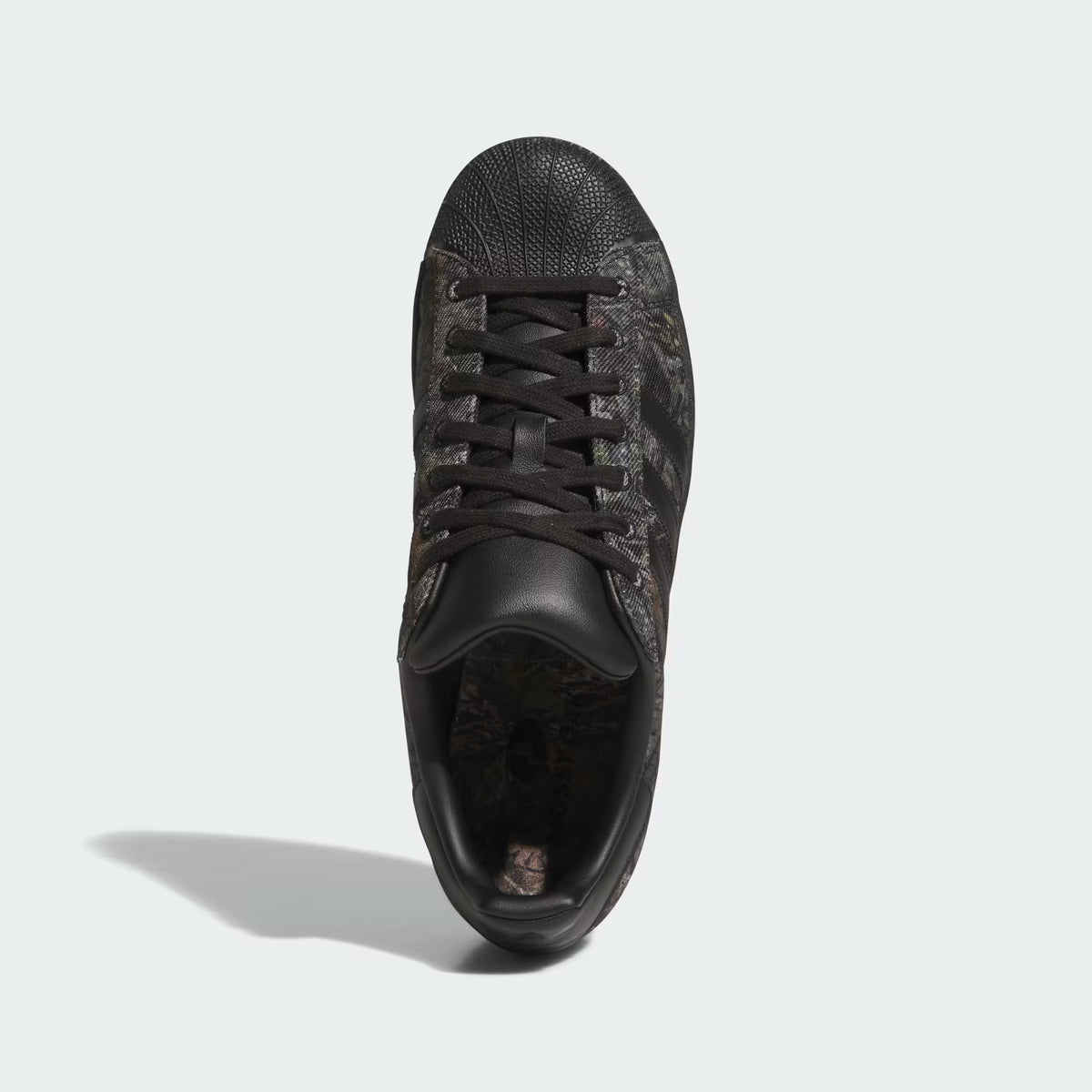 Men's Adidas Superstar II Mossy Oak - Core Black / Khaki Six