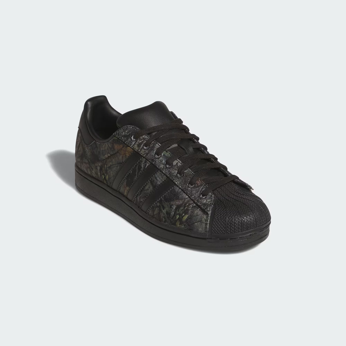 Men's Adidas Superstar II Mossy Oak - Core Black / Khaki Six