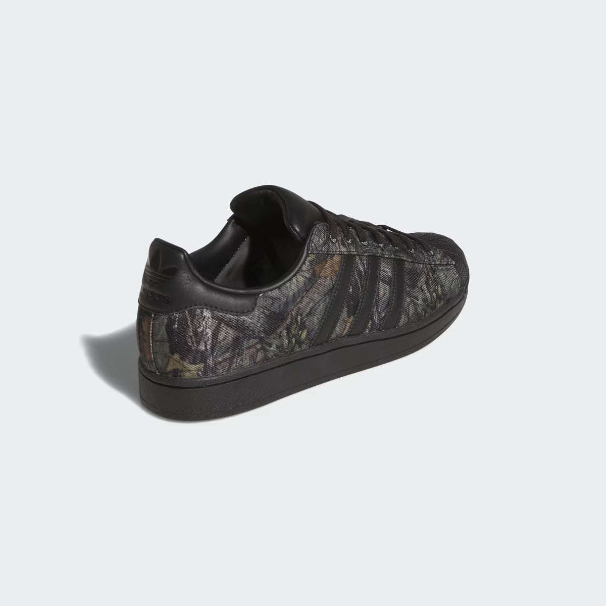 Men's Adidas Superstar II Mossy Oak - Core Black / Khaki Six