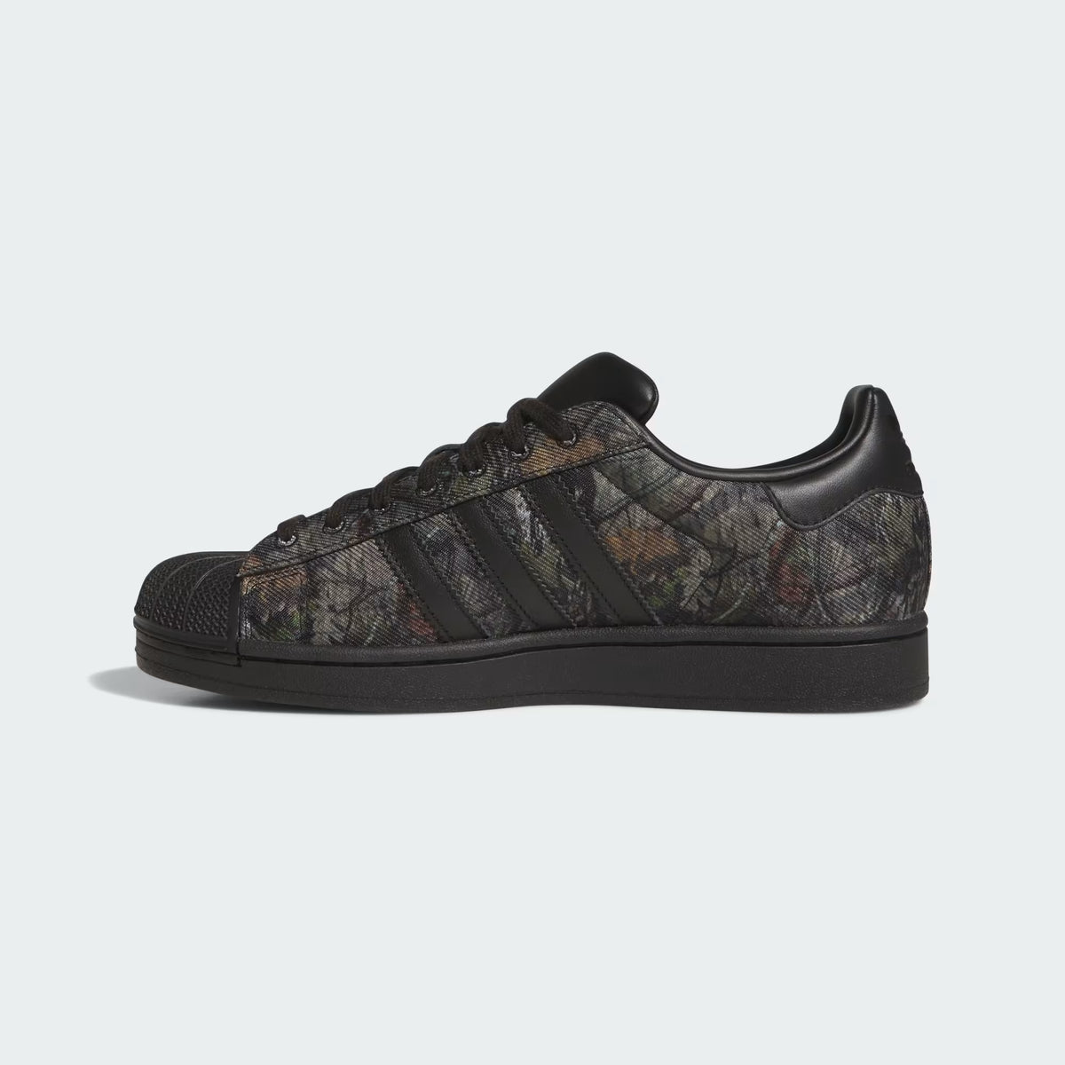 Men's Adidas Superstar II Mossy Oak - Core Black / Khaki Six