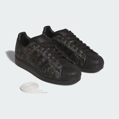 Men's Adidas Superstar II Mossy Oak - Core Black / Khaki Six