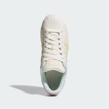 Men's Adidas Superstar II - Off White/Powder Yellow/Halo Mint