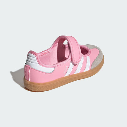 Grade School Adidas Samba Jane - Light Pink / Cloud White