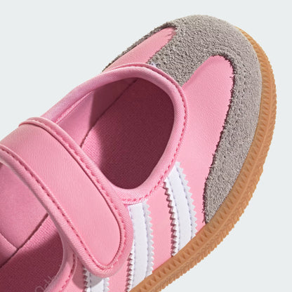 Grade School Adidas Samba Jane - Light Pink / Cloud White