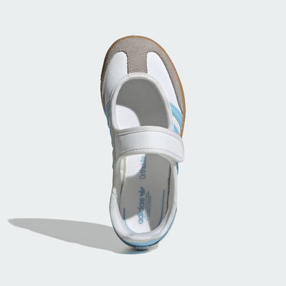 Grade School Adidas Samba Jane - Cloud White / Clear Sky