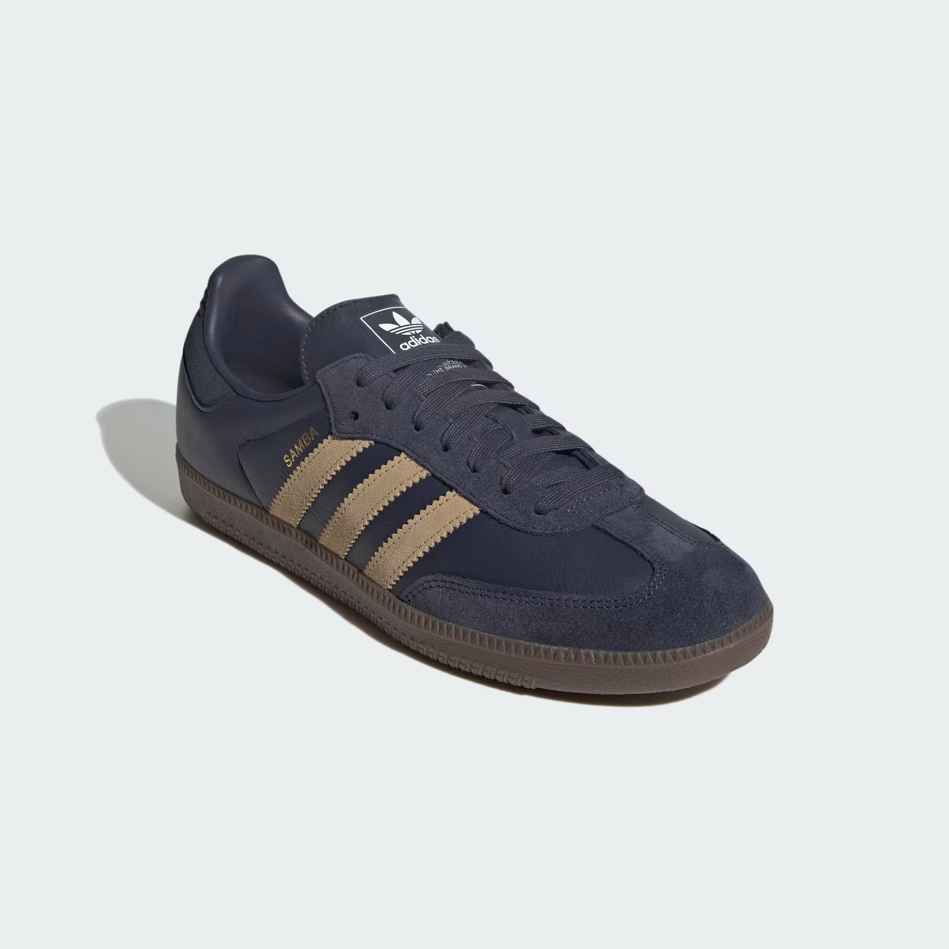 Mens Adidas Samba OG - Shadow Navy/Golden Beige Cool J's Miami online Mens Adidas Samba OG - Shadow Navy/Golden Beige Cool J's Miami online