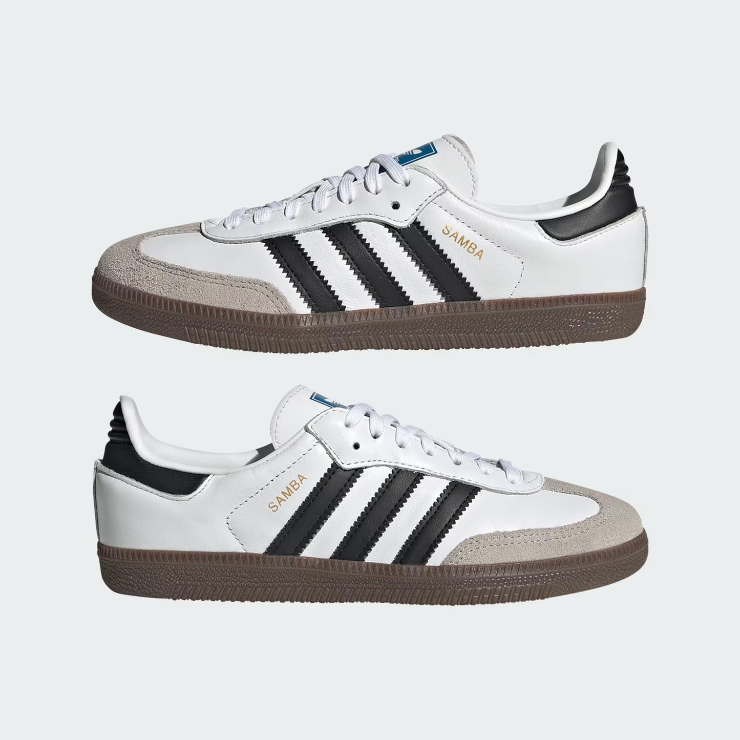 Pre School Adidas Samba OG - Cloud White/Core Black