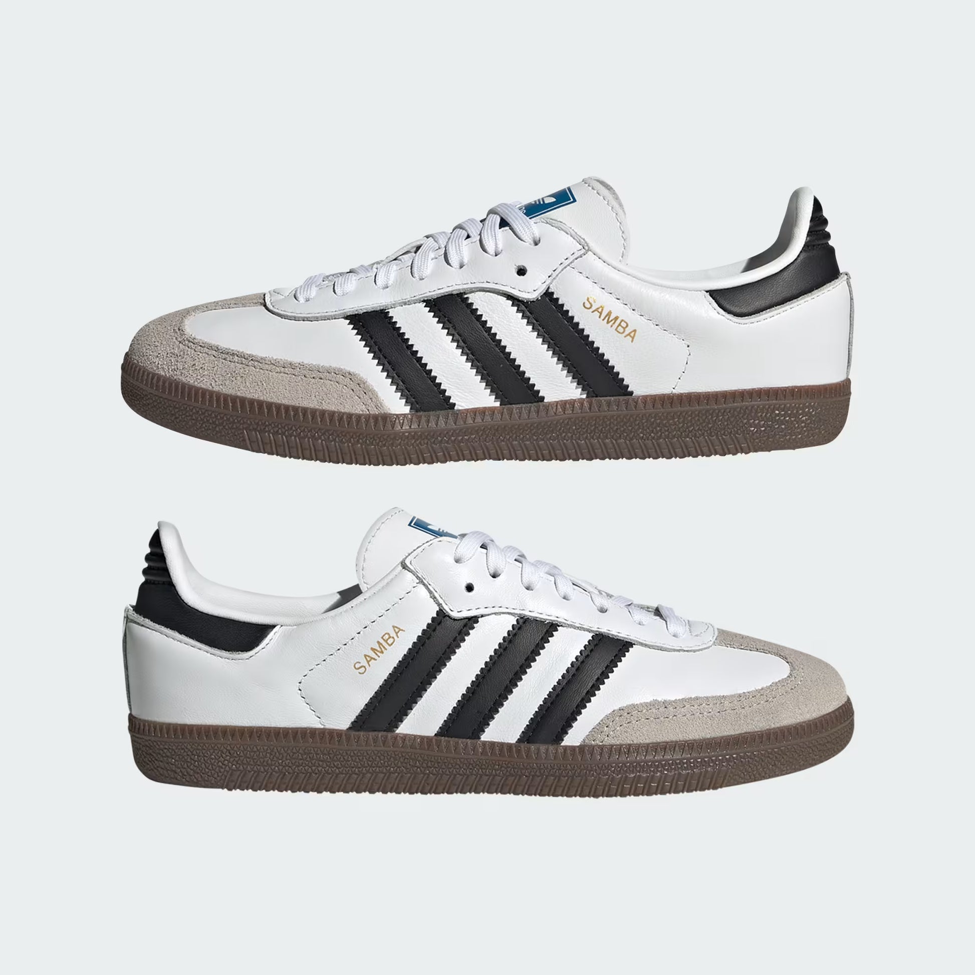Pre School Adidas Samba OG - Cloud White/Core Black