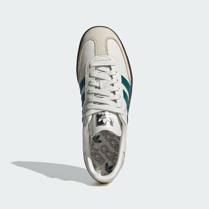 Women's Adidas Samba OG - Cloud White / Legacy Teal / Wonder White