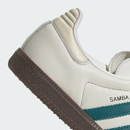 Women's Adidas Samba OG - Cloud White / Legacy Teal / Wonder White