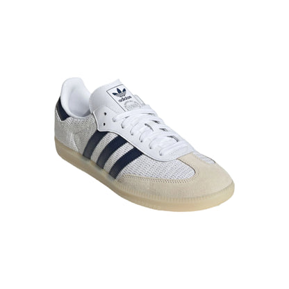 Men's Adidas Samba OG Shoes - White/Indigo/Cream