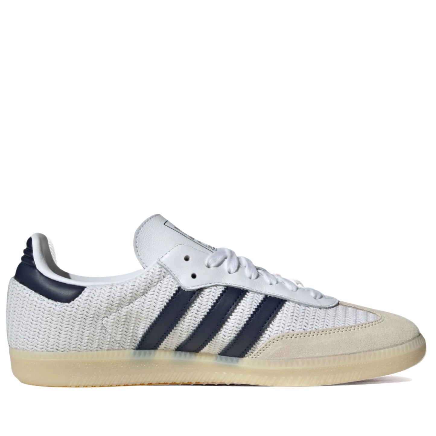 Men's Adidas Samba OG Shoes - White/Indigo/Cream