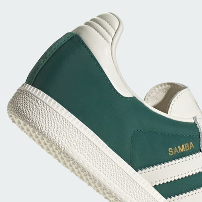 Men's Adidas Samba OG - Off White/Collegiate Green