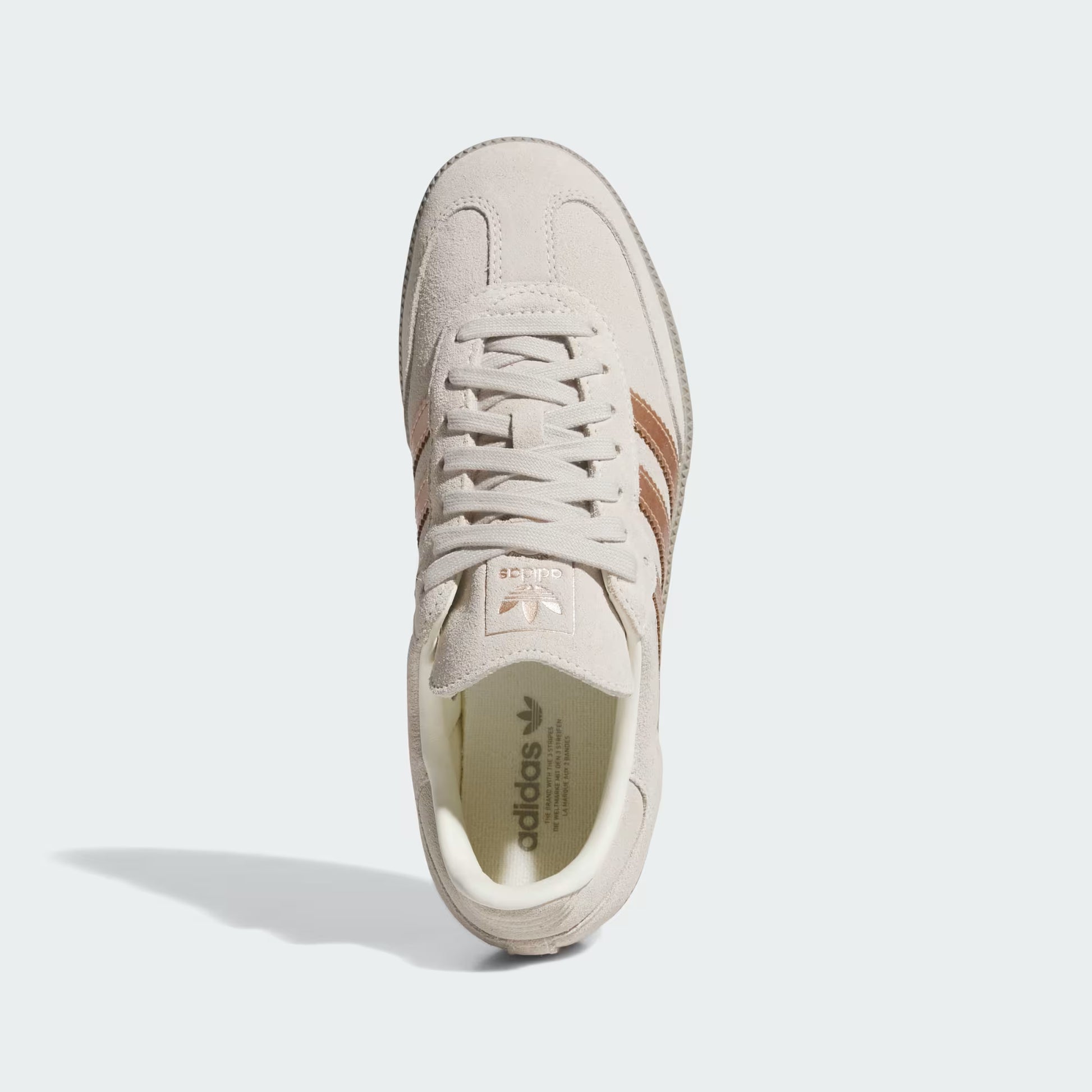 Women's Adidas Samba OG - Off White / Copper Metallic / Putty Beige